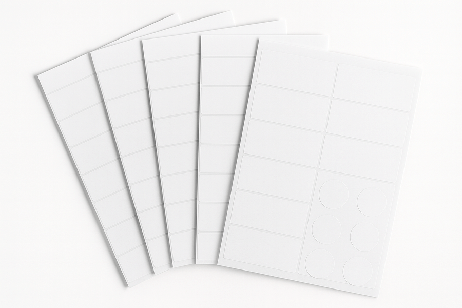 Print labels in sheets